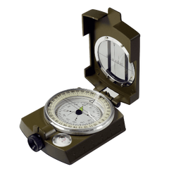 Military Prismatic Sighting Compass w Pouch